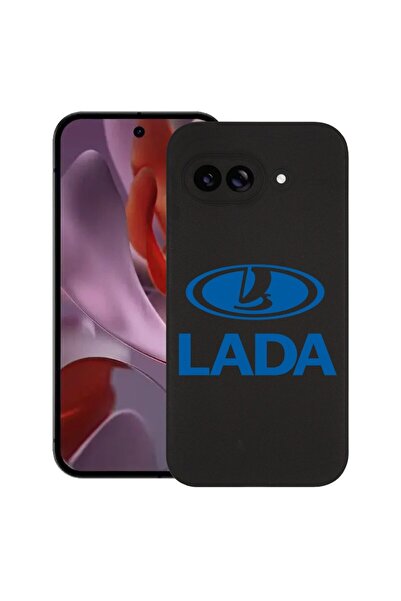 bestcase Калъф за Google Pixel 9a, Lada, тънък силиконов 0.8ММ, удароустойчив...