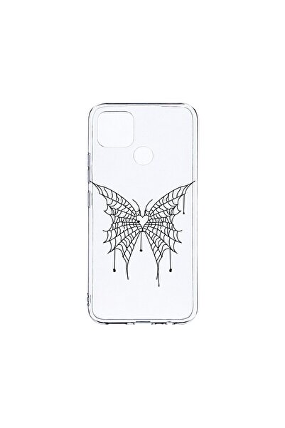 bestcase Διαφανής Θήκη Σιλικόνης 2MM, Συμβατή με Realme 7i, Σχέδιο Πεταλούδα,...