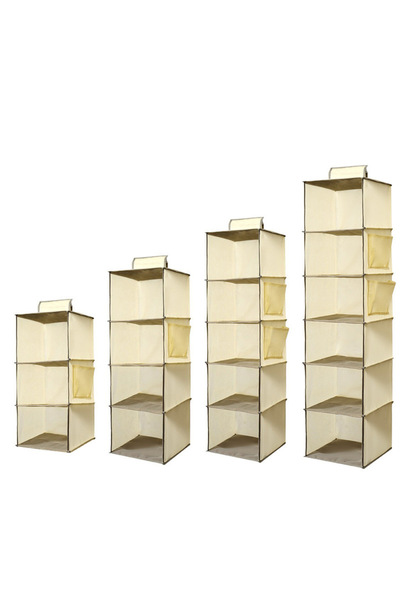 Choice22 Fifth floor Beige Velcro Wardrobe storage bamboo sheet multi-layer s...
