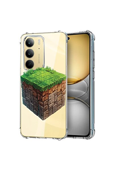bestcase Θήκη για Realme 14x 5G, Αντικραδασμική 1.5MM, Minecraft World, Προστ...