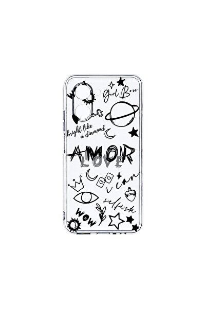 bestcase Διαφανής Θήκη Σιλικόνης 2MM, Συμβατή με Realme C33, Goth Love, Αντικ...