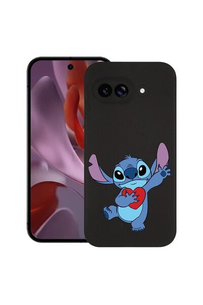 bestcase Тънък силиконов калъф за Google Pixel 9a, Love Stitch, 1926335 B 1889