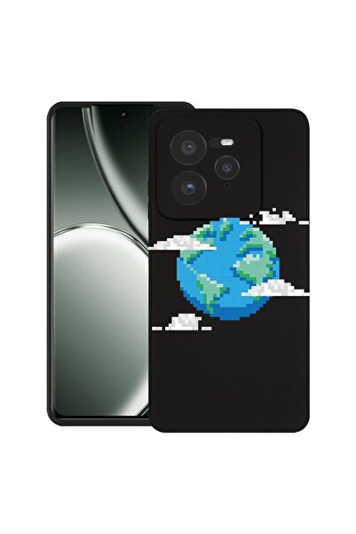 bestcase Θήκη για Realme GT 7 Pro με σχέδιο Minecraft Earth, TPU Ματ Εξαιρετι...