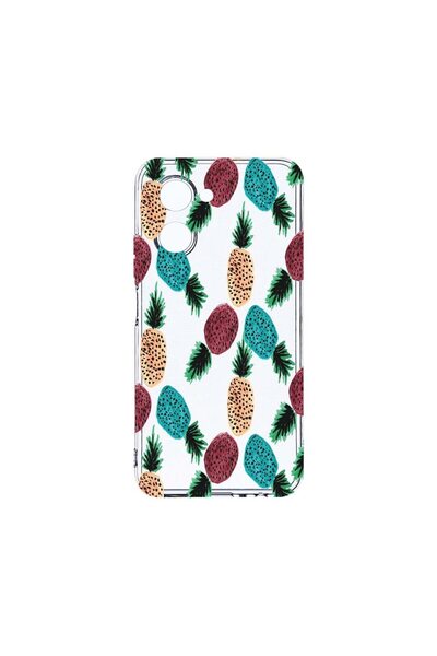 bestcase Husa BestCase¬Æ Clear Silicon 2MM, Compatibila Cu Realme C33, Ananas...