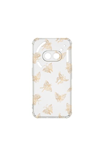 bestcase Husă Anti-șoc 1.5MM, Compatibilă cu Nothing Phone 2a, Fluture Auriu,...