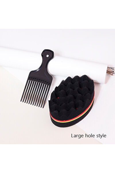 Choice DYCS-TFHM-Large hole 2pcs/set of wide toothed brush combs insertion ty...