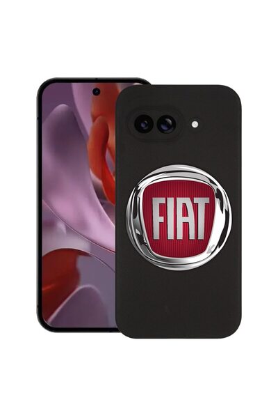bestcase Калъф за Google Pixel 9a, Fiat, тънък силиконов 0.8 мм, удароустойчи...