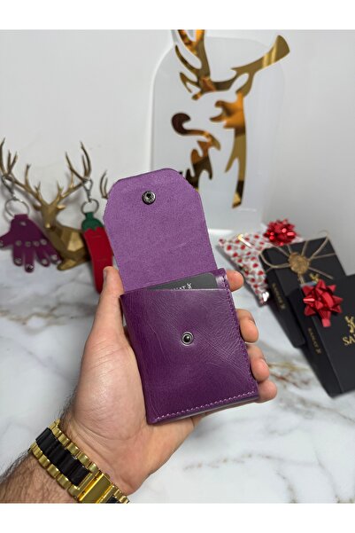 SANAT 100% Genuine Crazy Leather Handmade Minimalist Wallet - Money Portfolio...