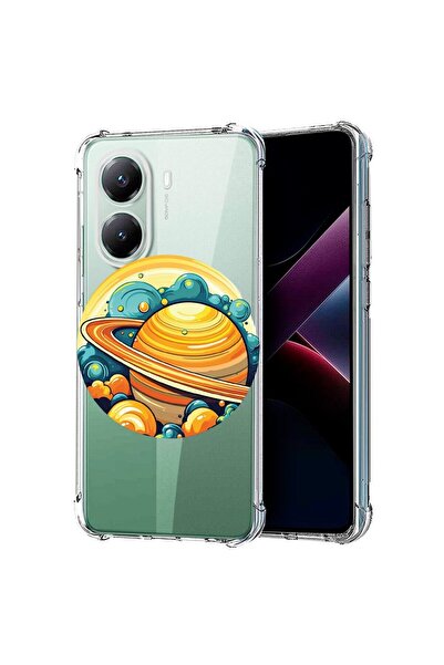 bestcase Съвместим калъф за Poco X7 Pro 5G, Удароустойчив 1.5ММ, Планета - Са...