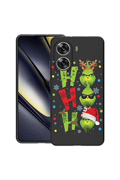 bestcase ¬Æ Husa pentru Poco X7 Pro 5G, Grinches - Ho Ho Ho, Slim Silicon 0.8...