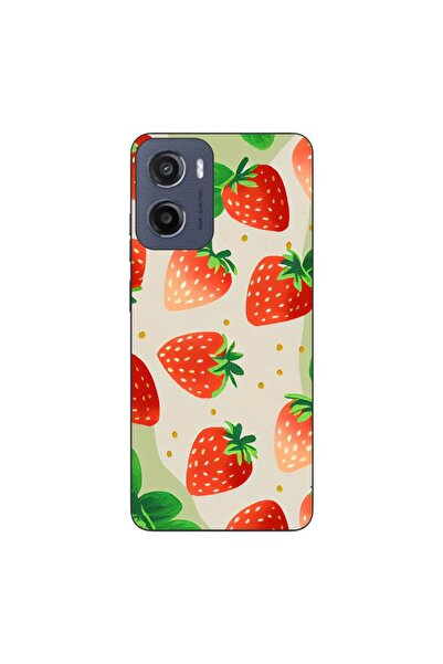 OEM Husa compatibila cu Motorola Moto G05 Silicon Gel Tpu Model Capsuni Pattern
