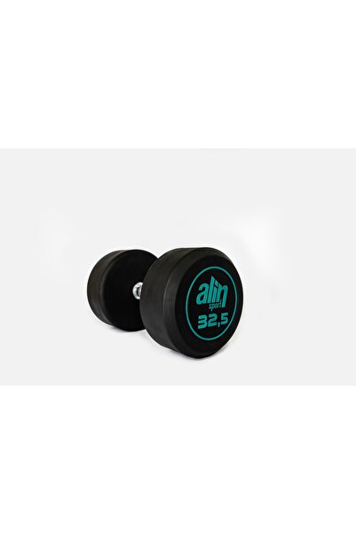 Genel Markalar ALİN Sport 32,5 KG Kauçuk Kaplı Profesyonel Olimpik DUMBELL ( ...