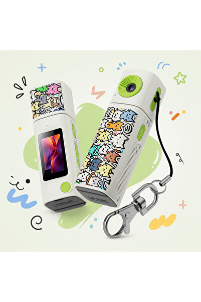 idragon G10 Mini Kamera Anahtarlık Kamerası Taşınabilir Retro Dijital Fotoğra...