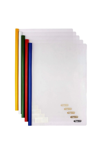 Bigpoint Sıkıştırmalı Rapor Dosyası A4 7mm 5 Renk BP276