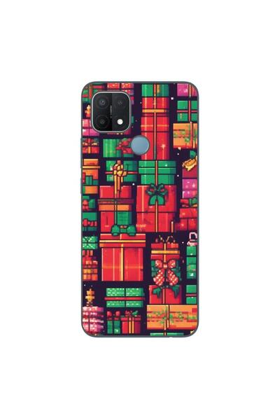 OEM Case compatible with Oppo A15 and A15s Silicon Gel Tpu Pattern Pixel Art ...