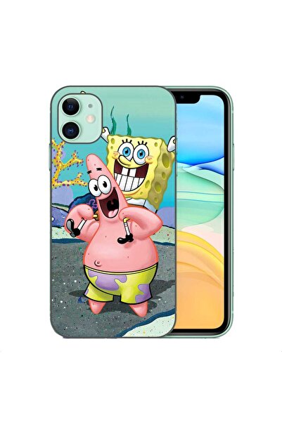 OEM Husa compatibila cu Apple iPhone 11 Silicon Gel Tpu Model Spongebob