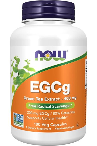 Foods, EGCg, Green Tea Extract, 400 mg, 180 Veg Capsules DaphneLabs'dan