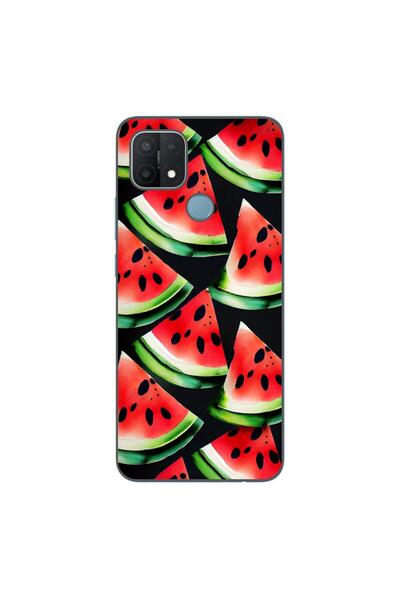 OEM Θήκη συμβατή με Oppo A15 και A15s από σιλικόνη gel TPU με σχέδιο φέτες κα...