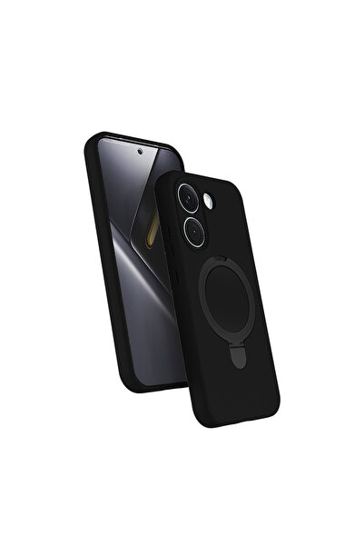 m.tk moveteck Xiaomi Poco X8 Pro Uyumlu Kılıf Magsafe Halkalı Extra Standlı i...