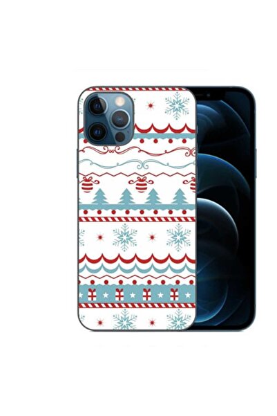 OEM Калъф, съвместим с Apple iPhone 12 Pro Max, силиконов гел TPU, с коледен ...