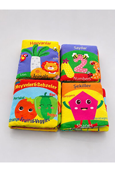 FAVORA Hışırtılı 4'lü Aktivite Kitabı