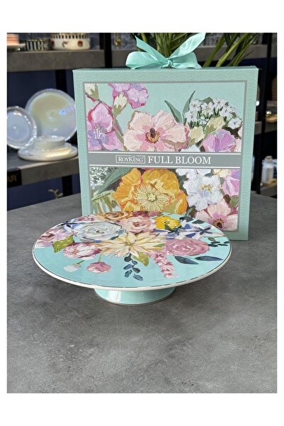 Doğudeko Retro Bohem Bloom Porselen Ayaklı Stand