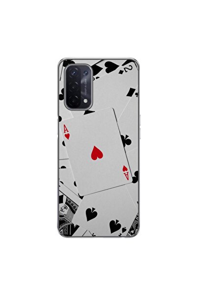 OEM Husa compatibila cu Oppo A54 5G, A74 5G Silicon Gel Tpu Model Carti Poker