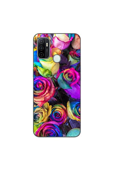 OEM Husa compatibila cu Oppo A53 Silicon Gel Tpu Model Trandafiri Colorati