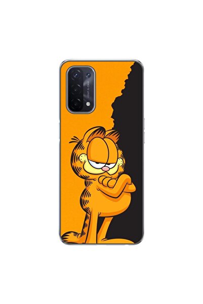 OEM Husa compatibila cu Oppo A54 5G, A74 5G Silicon Gel Tpu Model Garfield Bl...