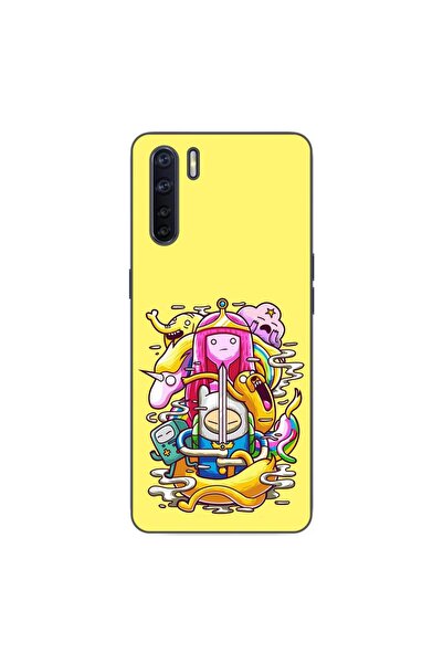 OEM Husa compatibila cu Oppo A91 Silicon Gel Tpu Model Adventure Time Poster