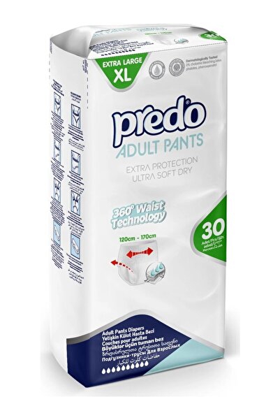 PREDO حفاضات للبالغين مقاس XL (30 قطعة)