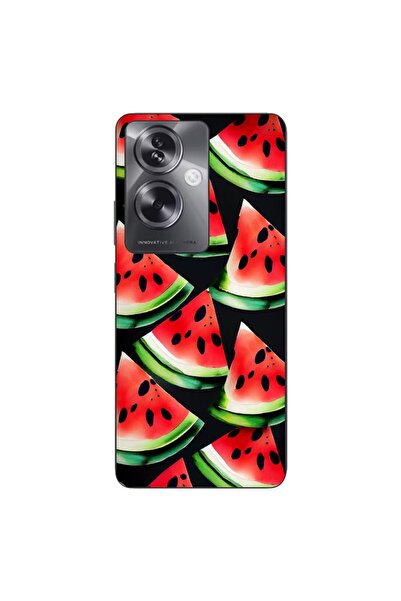 OEM Husa compatibila cu Oppo A79 5G Silicon Gel Tpu Model Watermelon Slices