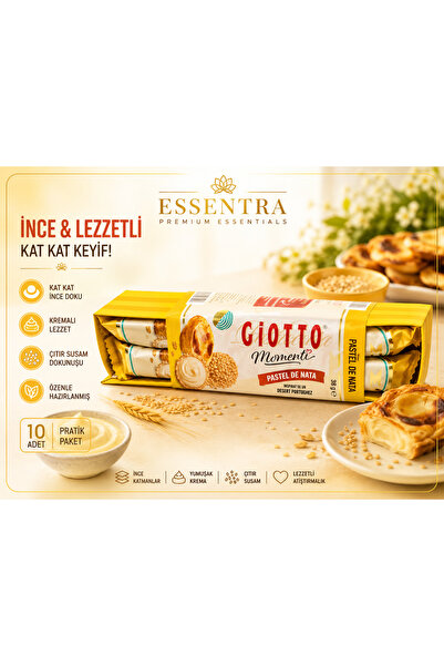 Essentra Home Giotto Momenti Fındıklı Gofret Çikolata Fındık Kremalı 1 ADET