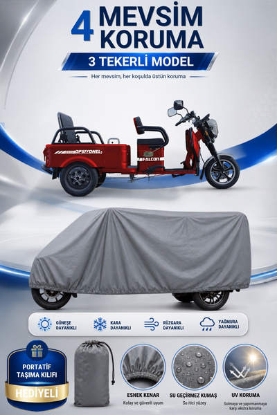Motobros Motorcycle Tarpaulin Falcon Optional 45000 3 Wheel Electric Vehicle ...