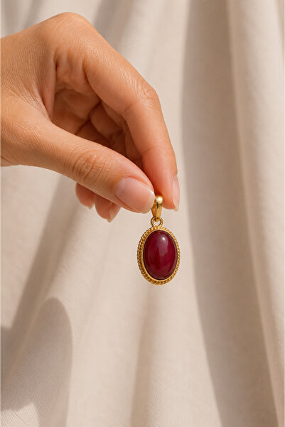 Zeynepli gold & jewelry 14 AYAR ALTIN MARDİN İŞİ OVAL KOLYE UCU