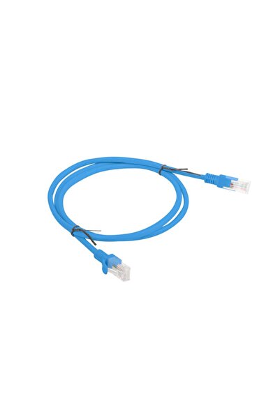 Lanberg Cordon de patch Cat.6 UTP 1m albastru, testat cu Fluke, a trecut.