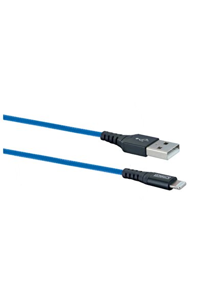 Schwaiger Cablu USB 2.0 St. A la Apple Lightning 1,20m Albastru