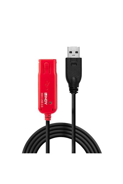 LİNDY USB 2.0 Aktiv-Verl√§ngerung Typ A/A Pro M/F 30m