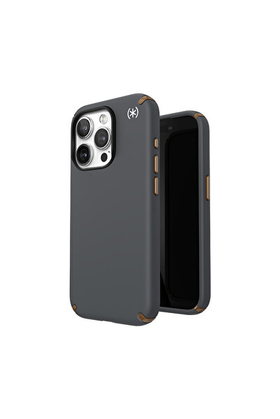 Speck Presidio2 Pro Magsafe - Husă iPhone 15 Pro (Gri Cărbune / Bronz Rece / ...