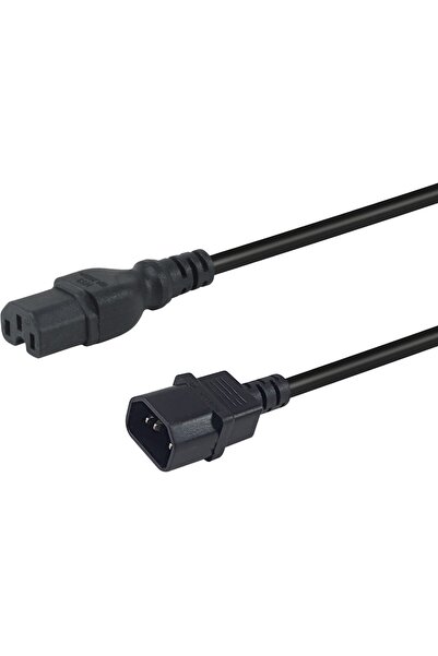 EQUIP Stromkabel C14 ->C15 St/Bu schwarz 3.00m