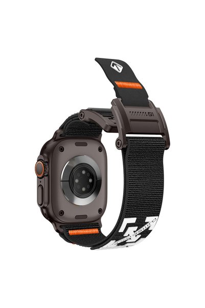 AktarMobile Apple Watch Ultra 2 3 49 mm Uyumlu Outdoor Kordon Naylon Dokuma K...