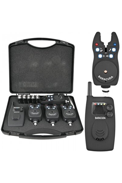 Baracuda Set Wireless cu Receptor TLI15, 4 Avertizoare pentru Crap Feeder