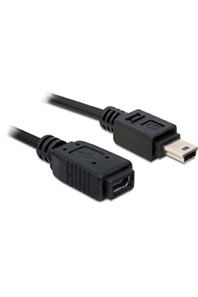 DELOCK USB Verl. Mini-B -> Mini-B St/Bu 1.00m sw
