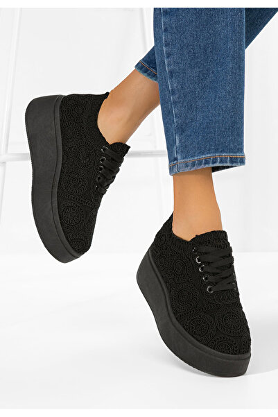 B T Shoes Sneakers cu platformă Anneira negri