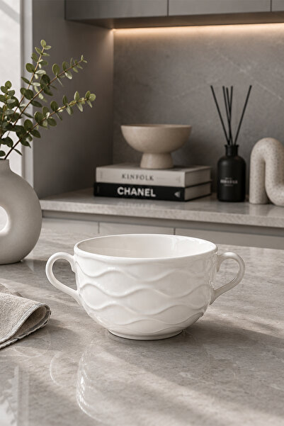 iselahome Helly Luxury Porcelain Bowl with Handle 9 cm