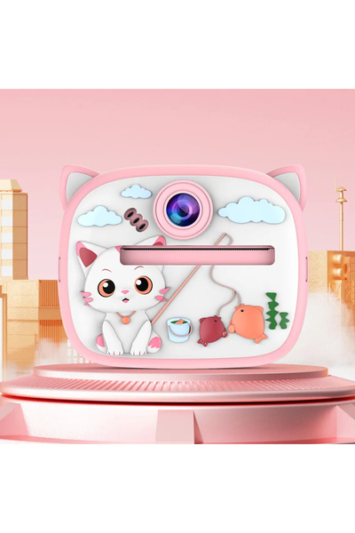 PopZa Cat-Themed Instant Print Digital Camera
