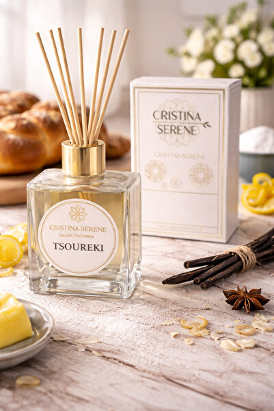 Cristina Serene Αρωματικό Χώρου Reed Diffuser Τσουρέκι