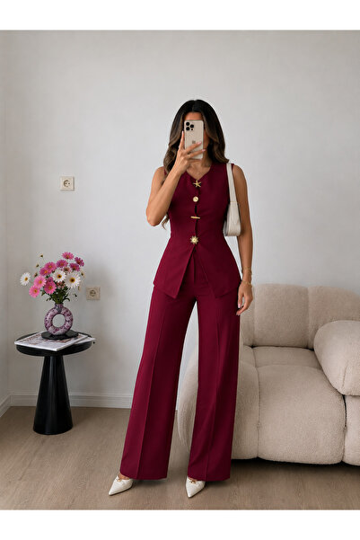 Ekim Store Set vestă, pantaloni și blazer Güneş Yıldız cu 4 nasturi