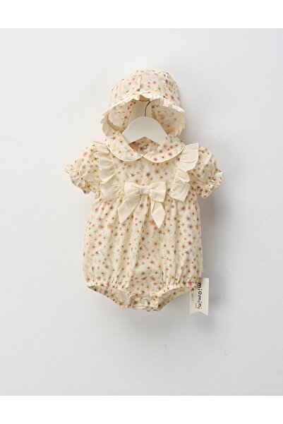 MiniKids Body cu boneta, Anabella, cu crem