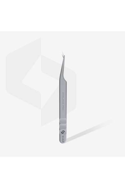 STALEKS Expert 45 Type 8 Professional Notched Eyelash Tweezers (Mini L)